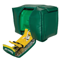 Tempered Portable Eyewash, Gravity-Fed, 9 gal. Capacity, Meets ANSI Z358.1 Rideout Tool & Machine Inc.