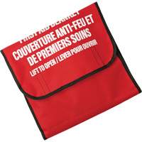 Dynamic Fire Blanket with Nylon Pouch Holder, Wool, 60"L x 71"W Rideout Tool & Machine Inc.
