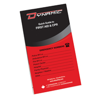 Dynamic First Aid Pocket Guide Rideout Tool & Machine Inc.