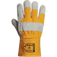 Gants d'ajusteur pour l'hiver Endura, Grand, Paume en Cuir refendu, Doublure en Boa Rideout Tool & Machine Inc.