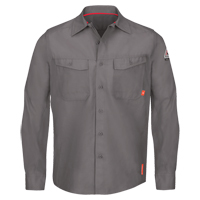IQ Endurance&reg; Men's Work Shirts, Small, Grey Rideout Tool & Machine Inc.