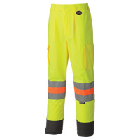 6009 Pantalon de s&eacute;curit&eacute; routi&egrave;re respirant, Polyester, T-petit, Jaune lime haute visibilit&eacute; Rideout Tool & Machine Inc.
