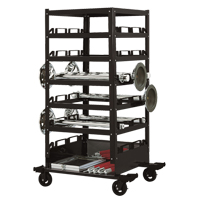 Six Tier Storage Cart, Steel SGC240 | Rideout Tool & Machine Inc.