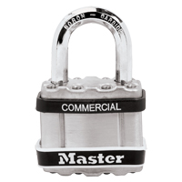 Laminated Padlock, Silver, Keyed Different, Laminated Steel, 1-3/4" Width Rideout Tool & Machine Inc.