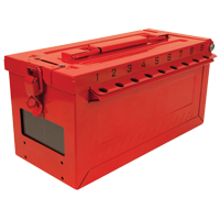 Small Group Lock Box, Red SGC387 | Rideout Tool & Machine Inc.