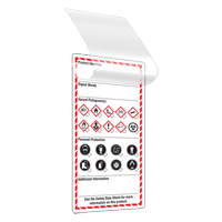 Self-Laminating Workplace Tags, Cardstock, 3" W x 6" H, English SGD765 | Rideout Tool & Machine Inc.