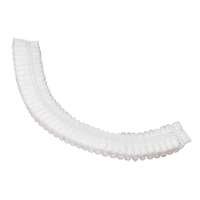 Pleated Bouffant Cap, Polypropylene, 19", White Rideout Tool & Machine Inc.