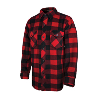 Chemise &agrave; carreaux en molleton solaire, Hommes, Grand, Rouge Rideout Tool & Machine Inc.