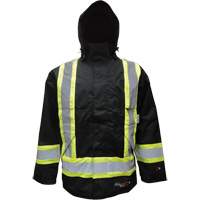 Insulated Jacket, Polyester/Polyurethane, Black, Small Rideout Tool & Machine Inc.