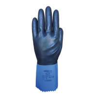 Gants enti&egrave;rement tremp&eacute;s et r&eacute;sistants aux produits chimiques Summitech, Taille Petit/7, 11,8" lo, Chloropr&egrave;ne, Doublure en Poly-coton, 59 mils Rideout Tool & Machine Inc.