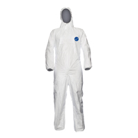 Coveralls, X-Large, White, Tyvek&reg; 500 Rideout Tool & Machine Inc.