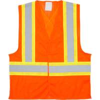 Veste de s&eacute;curit&eacute; pour la circulation, Orange haute visibilit&eacute;, Moyen, Polyester Rideout Tool & Machine Inc.