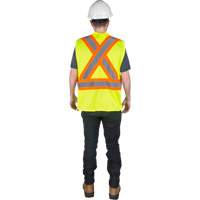 Veste de s&eacute;curit&eacute; pour la circulation, Jaune lime haute visibilit&eacute;, Moyen, Polyester Rideout Tool & Machine Inc.