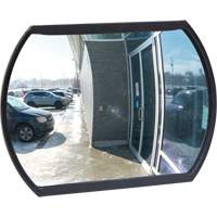 Roundtangular Convex Mirror with Bracket, 12" H x 18" W, Indoor/Outdoor SGI557 | Rideout Tool & Machine Inc.