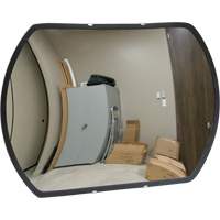 Roundtangular Convex Mirror with Bracket, 12" H x 18" W, Indoor/Outdoor Rideout Tool & Machine Inc.