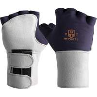 Anti-Impact Glove with Wrist Support, Cotton, Left Hand, X-Small SGI598 | Rideout Tool & Machine Inc.