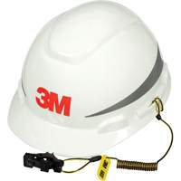 Longe pour casque de sécurité, Spirale, Attache/boucle SGI620 | Rideout Tool & Machine Inc.