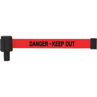 PLUS Banner Cassette, Danger; Keep Out, 15', Red Tape Rideout Tool & Machine Inc.