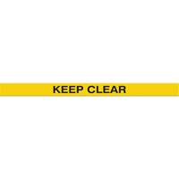 Tough-Mark Heavy-Duty Floor Marking, Rectangle, 48" L x 2" W, Yellow, Polyethylene Rideout Tool & Machine Inc.