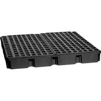 Modular Spill Platform, 60.5 US gal. Spill Capacity, 51.5" x 51.5" x 6.5" Rideout Tool & Machine Inc.
