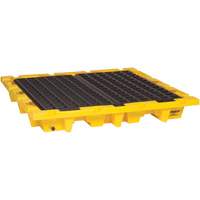 Spill Containment Pallet, 66 US gal. Spill Capacity, 58.5" x 58.5" x 7.75" SGJ313 | Rideout Tool & Machine Inc.