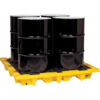 Spill Containment Pallet, 66 US gal. Spill Capacity, 58.5" x 58.5" x 7.75" SGJ313 | Rideout Tool & Machine Inc.