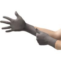 TouchNTuff&reg; 93-250 Disposable Gloves, 6/X-Small, Nitrile, 5.1-mil/7.9-mil, Powder-Free, Grey Rideout Tool & Machine Inc.