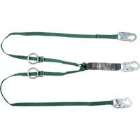 V-Series Lanyard, 3', Rebar Hook Center, Snap Hook Leg Ends, Polyester Rideout Tool & Machine Inc.