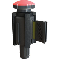 PLUS Barrier System Strobe Light Bracket & Red Strobe Light, Black Rideout Tool & Machine Inc.