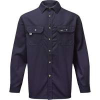 UltraSoft&reg; 7 oz. Deluxe Work Shirt, Small, Navy Blue Rideout Tool & Machine Inc.