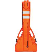Multi-Gate Barricade, 43" H x 90" L, Orange SGN486 | Rideout Tool & Machine Inc.