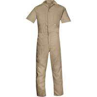 Short-Sleeved Coveralls, Men's, Tan, Size 4X-Large Rideout Tool & Machine Inc.