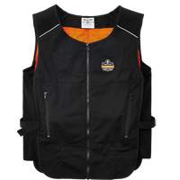 Veste de refroidissement &agrave; changement de phase l&eacute;g&egrave;re avec sachets 6260 Chill-Its, Petit/Moyen, Noir Rideout Tool & Machine Inc.