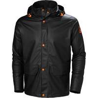 Gale Rain Jacket, Polyester/Polyurethane, X-Small, Black Rideout Tool & Machine Inc.