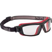 Ultim8 Safety Goggles, Clear Tint, Anti-Fog/Anti-Scratch, Fabric Band SGO576 | Rideout Tool & Machine Inc.