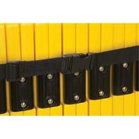 Portable Mobile Barrier, 40" H x 13' L, Yellow SGO660 | Rideout Tool & Machine Inc.