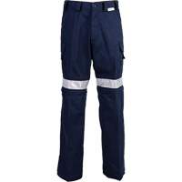 High Visibility Pants, Poly-Cotton, 32, Navy Blue Rideout Tool & Machine Inc.