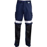 High Visibility Pants, Poly-Cotton, 32, Navy Blue Rideout Tool & Machine Inc.