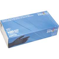 Puncture-Resistant Medical-Grade Disposable Gloves, Small, Nitrile, 5-mil, Powder-Free, Black, Class 2 Rideout Tool & Machine Inc.