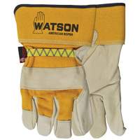 American Roper Gloves, Small, Grain Cowhide Palm, Cotton Inner Lining SGP874 | Rideout Tool & Machine Inc.