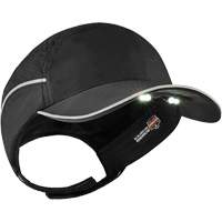 Skullerz<sup>®</sup> 8965 Lightweight Bump Cap Hat with LED Lighting, Black SGQ317 | Rideout Tool & Machine Inc.