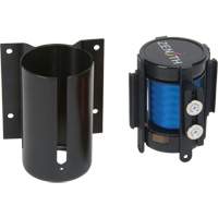 Wall Mount Barrier with Magnetic Tape, Steel, Screw Mount, 7', Blue Tape Rideout Tool & Machine Inc.