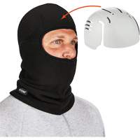 N-Ferno&reg; Zippered Balaclava Face Mask with Bump Cap Insert, Fleece/Polyester, Black Rideout Tool & Machine Inc.