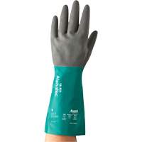 AlphaTec&reg; 58-435 Series Chemical Resistant Gloves, Size 7, 15" L, Nitrile, Cotton/Flock-Lined Inner Lining, 10-mil Rideout Tool & Machine Inc.
