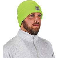 N-Ferno&reg; Rib Knit Beanie Hat, One Size, High-Visibility Lime Green Rideout Tool & Machine Inc.