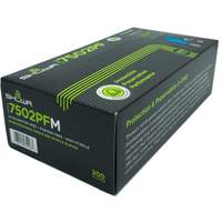 Biodegradable Disposable Gloves, X-Small, Nitrile, 2.5-mil, Powder-Free, Blue Rideout Tool & Machine Inc.