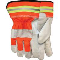 Gants d'ajusteur Flashback, Grand, Paume en Cuir fleur de buffle Rideout Tool & Machine Inc.