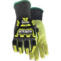 Gants r&eacute;sistants aux coupures et aux chocs Stealth Dog Fight, Petit, Paume en Fibre de verre/PEHP/Nylon/Spandex, Poignet Poignet en tricot Rideout Tool & Machine Inc.