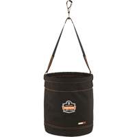 Arsenal&reg; 5970 Swiveling Hook Hoist Bucket, Nylon, 12.5" Dia. x 15" H, 100 lbs. Load Rating Rideout Tool & Machine Inc.