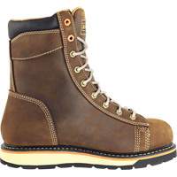Bottes de travail pour monteur, Cuir, Embout Acier, Taille 7, Imperm&eacute;able Rideout Tool & Machine Inc.